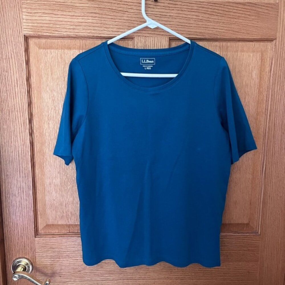 LL bean Short sleeve cotton tee shirt New conditionSize large